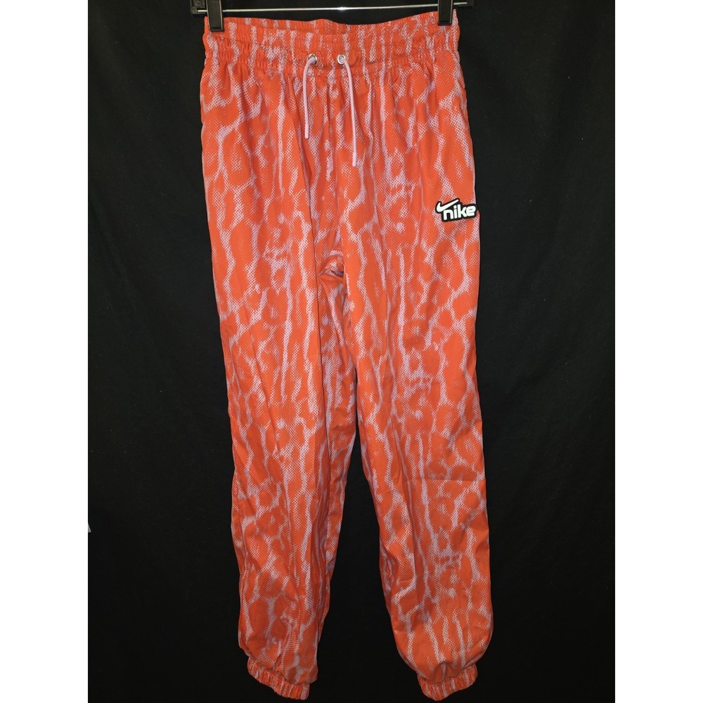 Nike Vintage Track‎ Pants Womens XS Pink Nylon Lined Joggers Style 90's